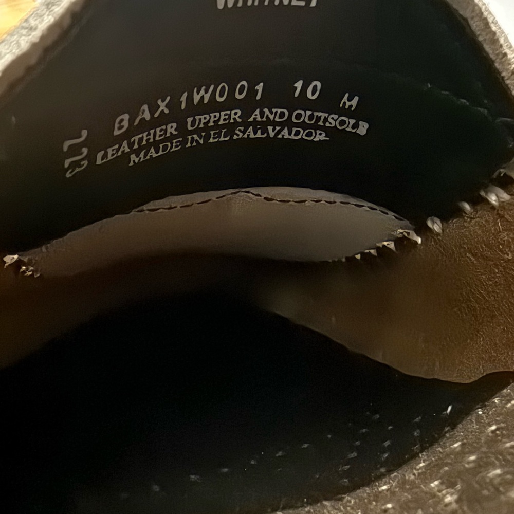 G.H. Bass & Co. Black and White Leather Penny Loafers - Picture 7 of 7